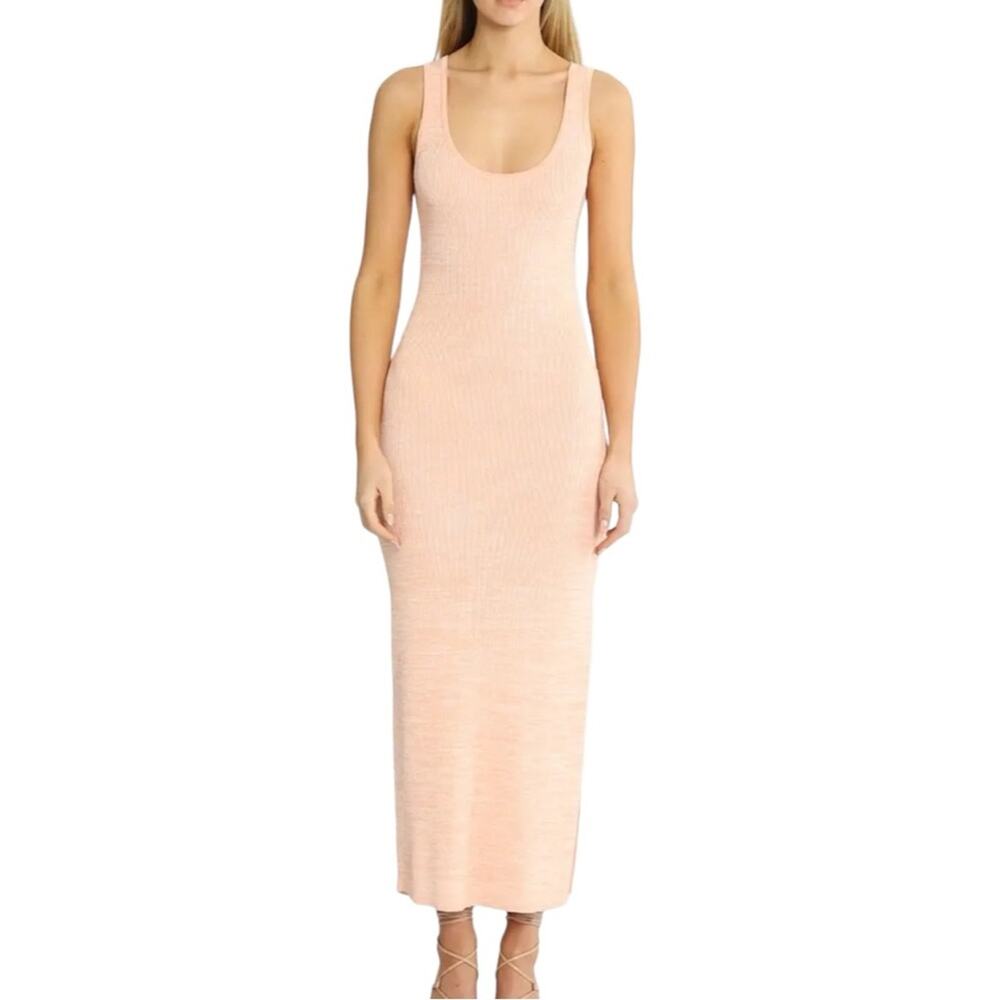 NWOT Ena Pelly Sloane Ribbed Knit Sleeveless Midi Dress US 6